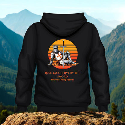 Love laugh live by the sword hoodie