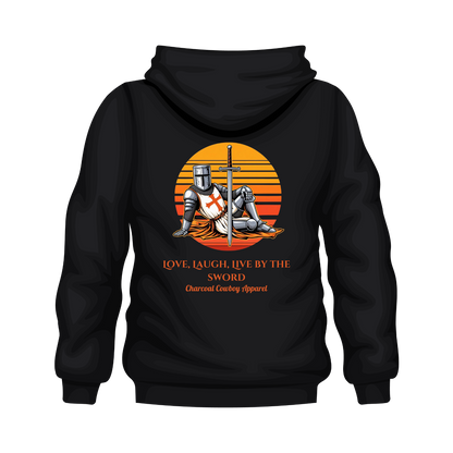 Love laugh live by the sword hoodie